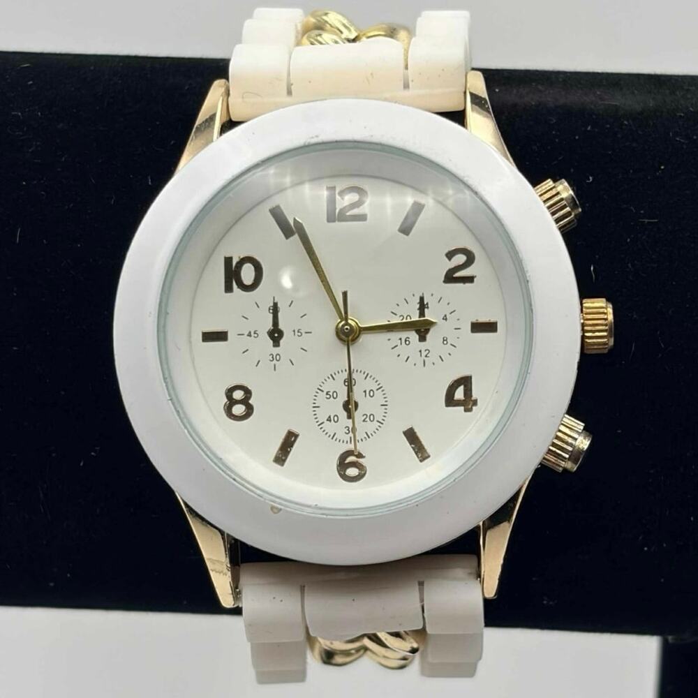 White & Gold Men’s Watch